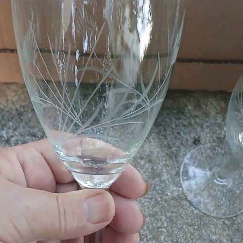 Set of 2 vintage Corona glasses from the 60s
