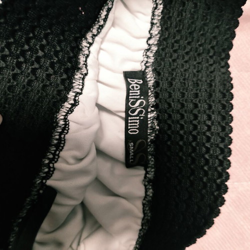Bellissima skirt used, black and white, size S
