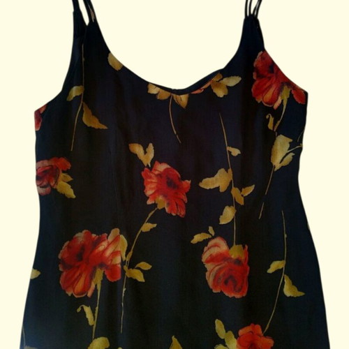 Asymmetric dress Lola size XL black and red like new
