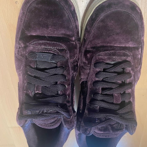Nike Air velvet shoes size 38 like new, burgundy