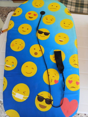 Children's bodyboard with safety, used