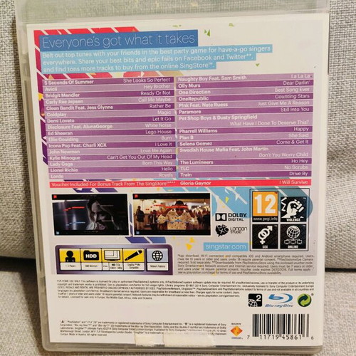 SingStar Ultimate Party PS3 like new