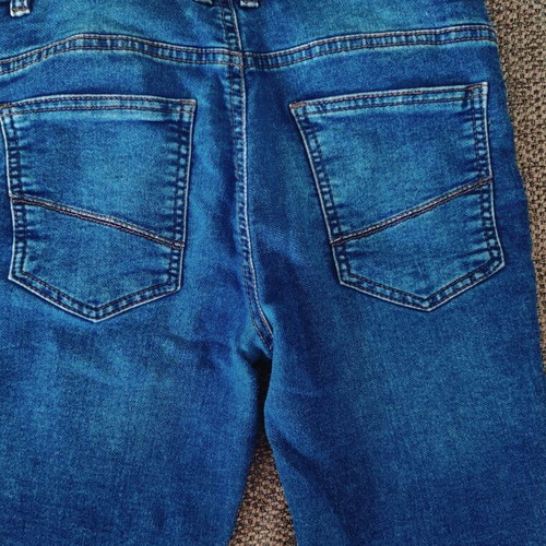 Reserved elastic denim bermuda shorts like new, 140 cm