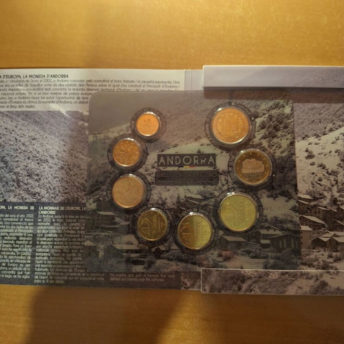 Andorra Year Folder 2020 New, 8 BU Coins