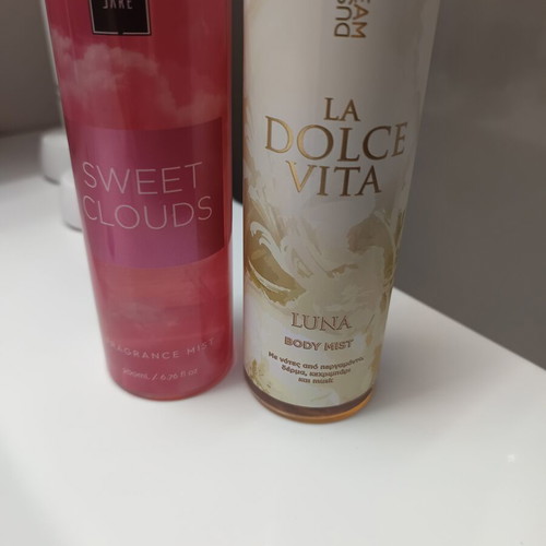 Lavish Sweet Clouds and Cream Dust+ La Dolce Vita body mists