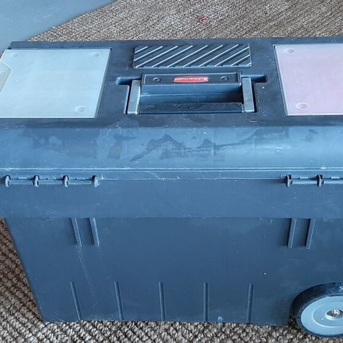 Legrand Toolbox like new, waterproof with wheels and handle