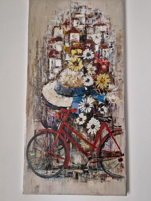 Manolatos painting like new, collectible artwork