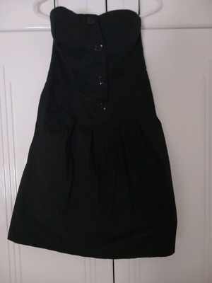 BSB strapless dress black like new, size 44