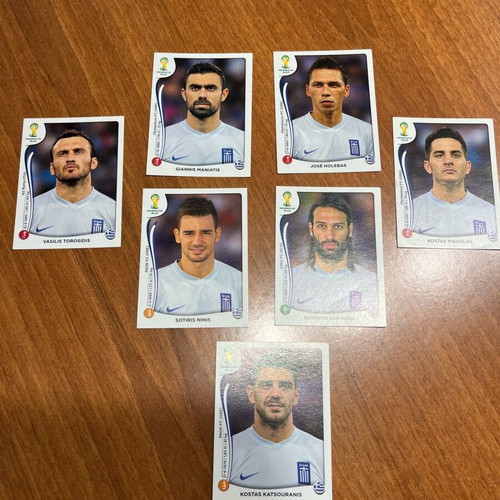 Panini FIFA World Cup 2014 Greece National Team Stickers like new