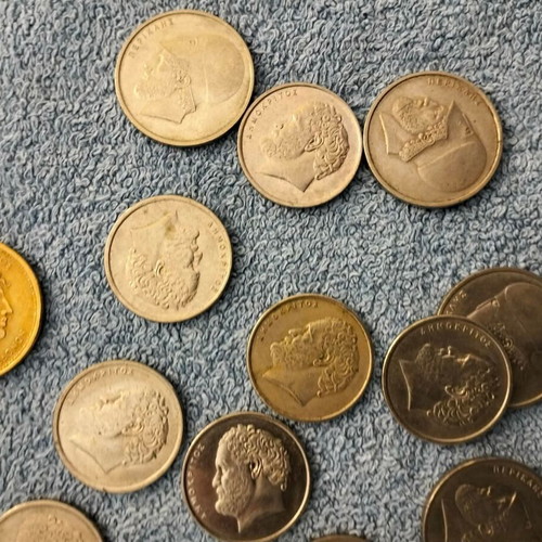 Greek coins pack used in very good condition