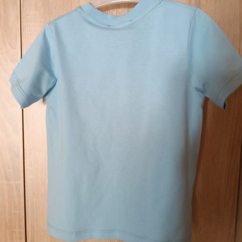 T-shirt and denim cargo shorts set new for 5-year-old boy