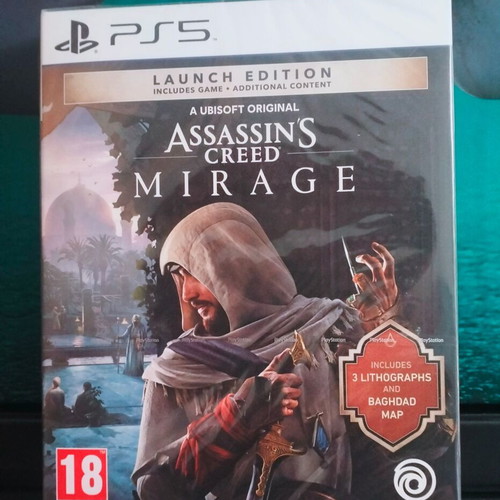 Assassin's Creed Mirage Launch Edition sealed PS5 game