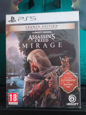 Assassin's Creed Mirage Launch Edition sealed PS5 game