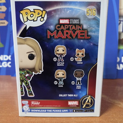 Funko Pop Marvel Captain Marvel Glow In the Dark Special Edition new