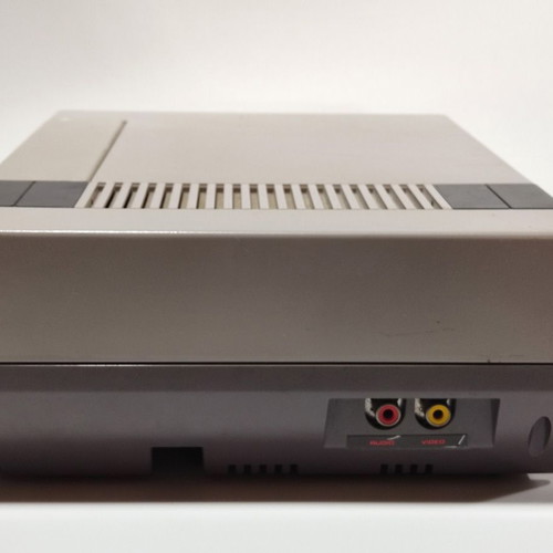 Nintendo Entertainment System (NES) used console with RCA cables