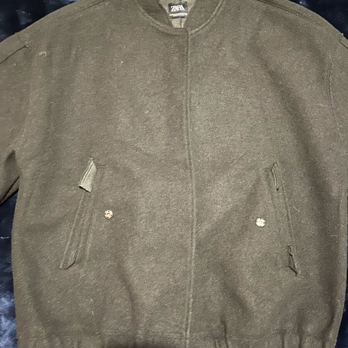 Zara women's coat like new, black, size XS