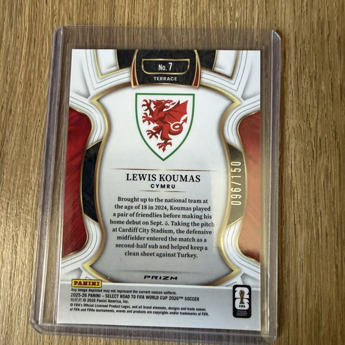 Lewis Koumas Road to FIFA World Cup 2026 RC card