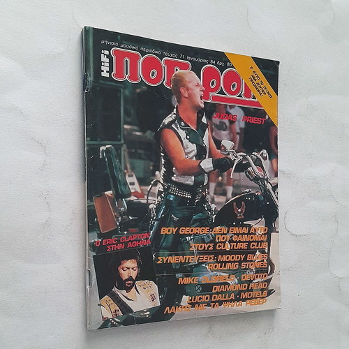 Pop & Rock 71 used music magazine with Rolling Stones poster