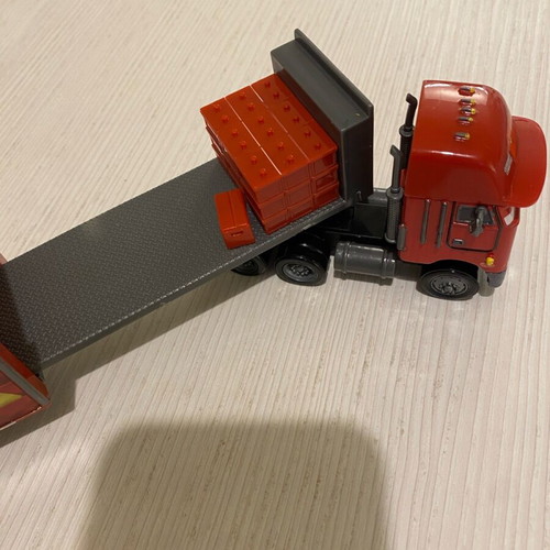 Disney Pixar Cars Hauler Jerry recycled batteries used