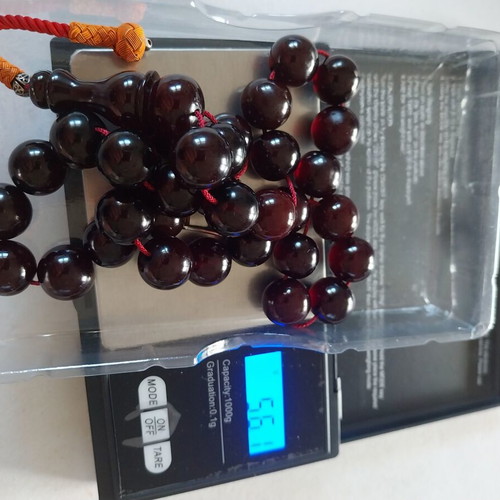 Komboloi mastic bakelite used with gift box 56 grams