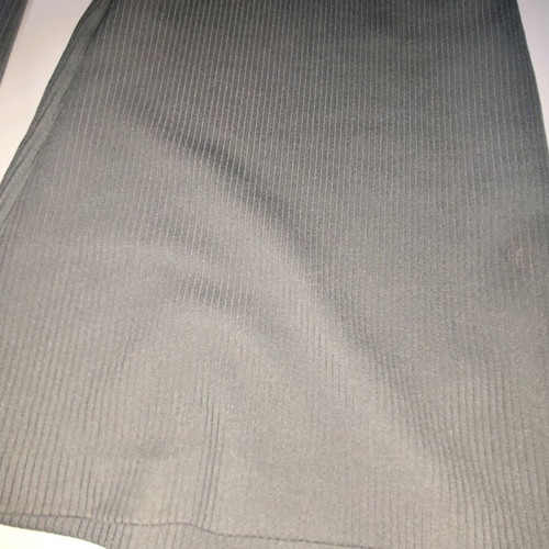 Gray pants with wide ribbed legs like new