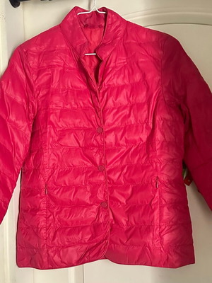 Jacket spring new, red and pink, size L