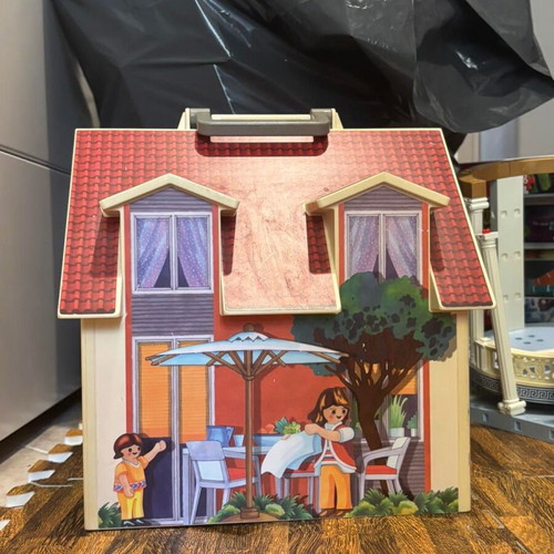 Playmobil toys used, large bag with children's playsets