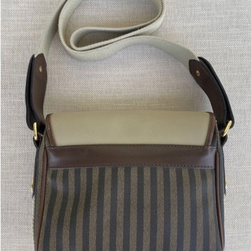 Laura Biagiotti leather shoulder bag used, beige brown