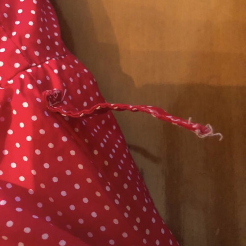 Vivian red polka dot dress for girls 6 years