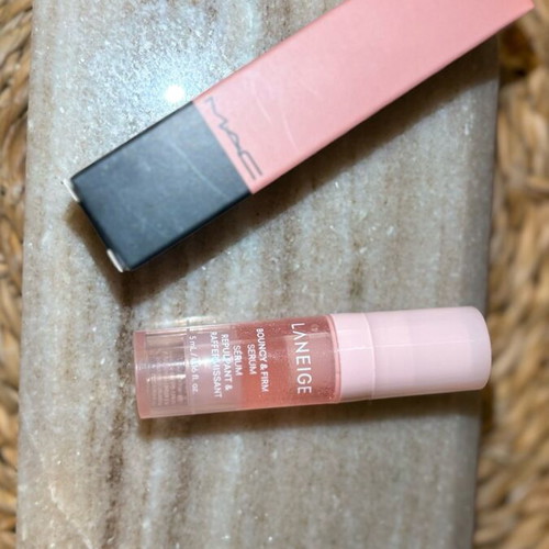 MAC Cosmetics Del Rio Liquid Lipstick with Mini Laneige Serum New