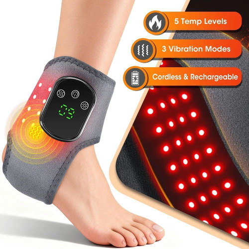 Wireless electric massager new with pneumatic vibration and heating