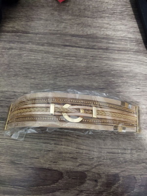 Bracelet new brown and gold