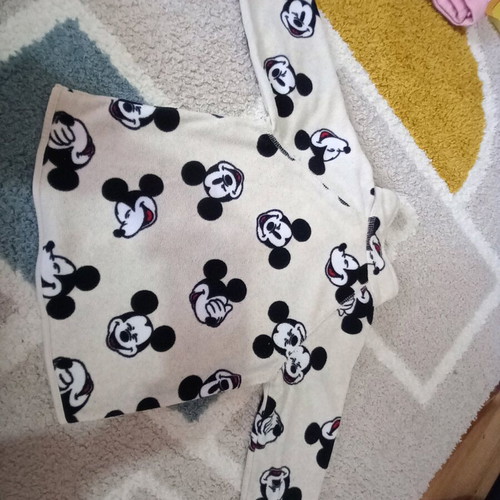 Fleece baby kids jacket with zipper Mickey Mouse H&M like new for 9-12M