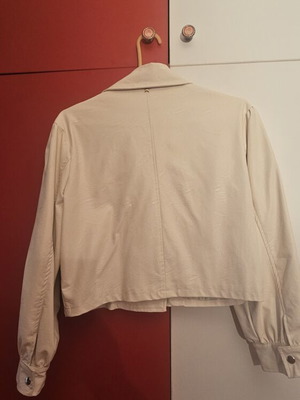 White leather jacket, size S