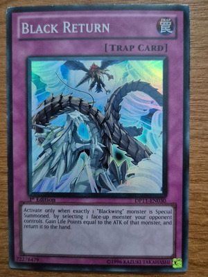 Black Return DP11 Duelist Pack Crow Super Rare 1st Edition like new