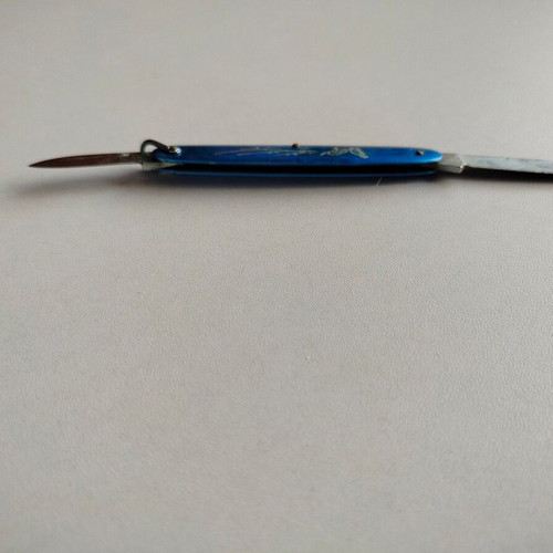 Small blue pocket knife used