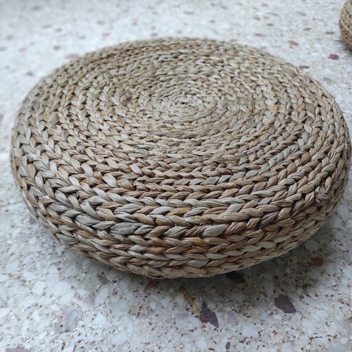 IKEA Alseda stool used, banana leaf material