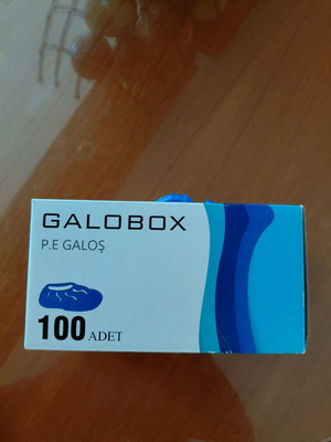 Galobox P.E GALOS shoe covers like new, pack of 100