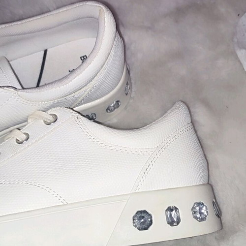 Bershka sneakers like new, white, size 39, athletic
