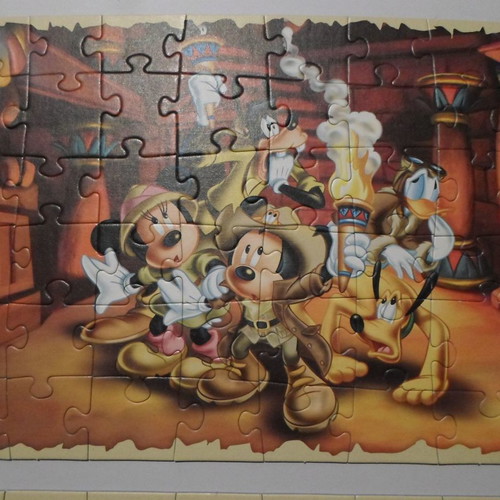 Disney children's puzzles used, pack of 12