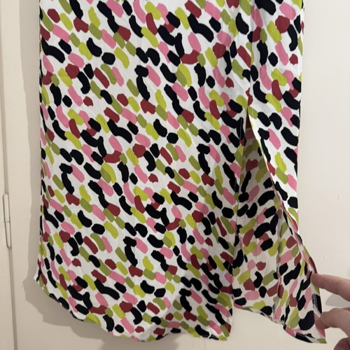 Glamorous skirt new with slit, multicolor, size L