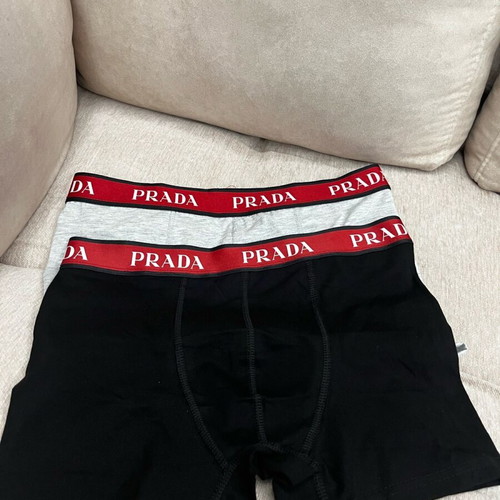 Prada boxer shorts set of 2 new, size M, gray and black