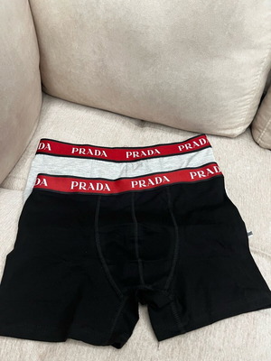 Prada boxer shorts set of 2 new, size M, gray and black