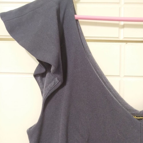 Blue midi dress Massimo Dutti size M like new