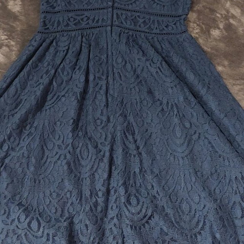 chinese dress ladies Cute Lace Chiffion Mini Party Dress Short Sleeves Knee Length Homecoming Dress