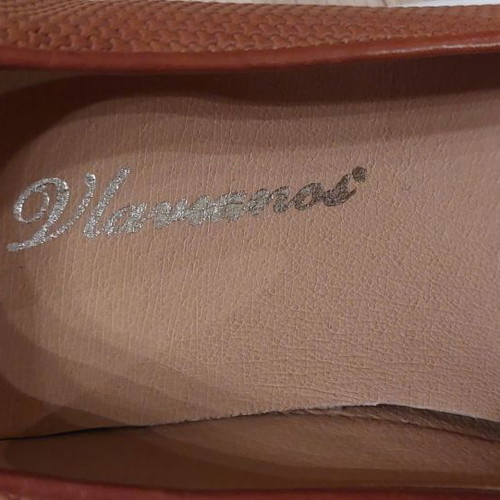 Leather slip-on shoes used, size 43