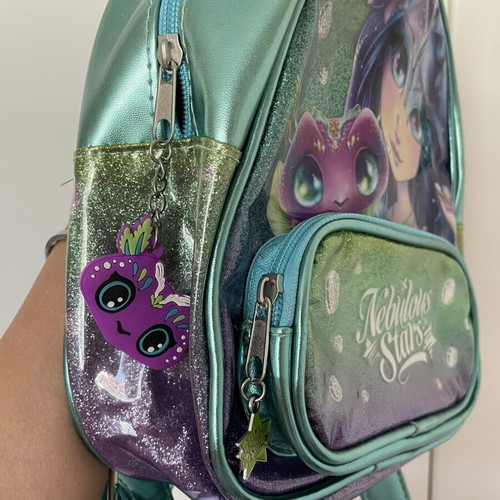 Nebulus Stars Mini Backpack like new, multicolor turquoise