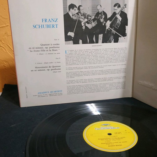 Schubert Quatuor La jeune et la mort 33 RPM vinyl record like new, classical