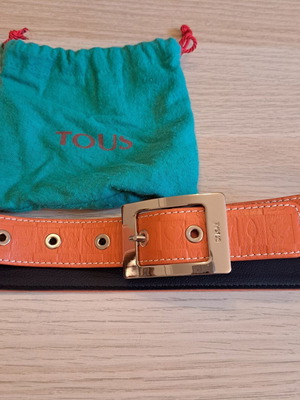 Tous women's belt orange 95cm like new