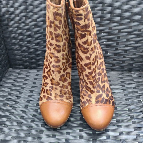 Ugg Vintage boots used, leopard print, size 37.5